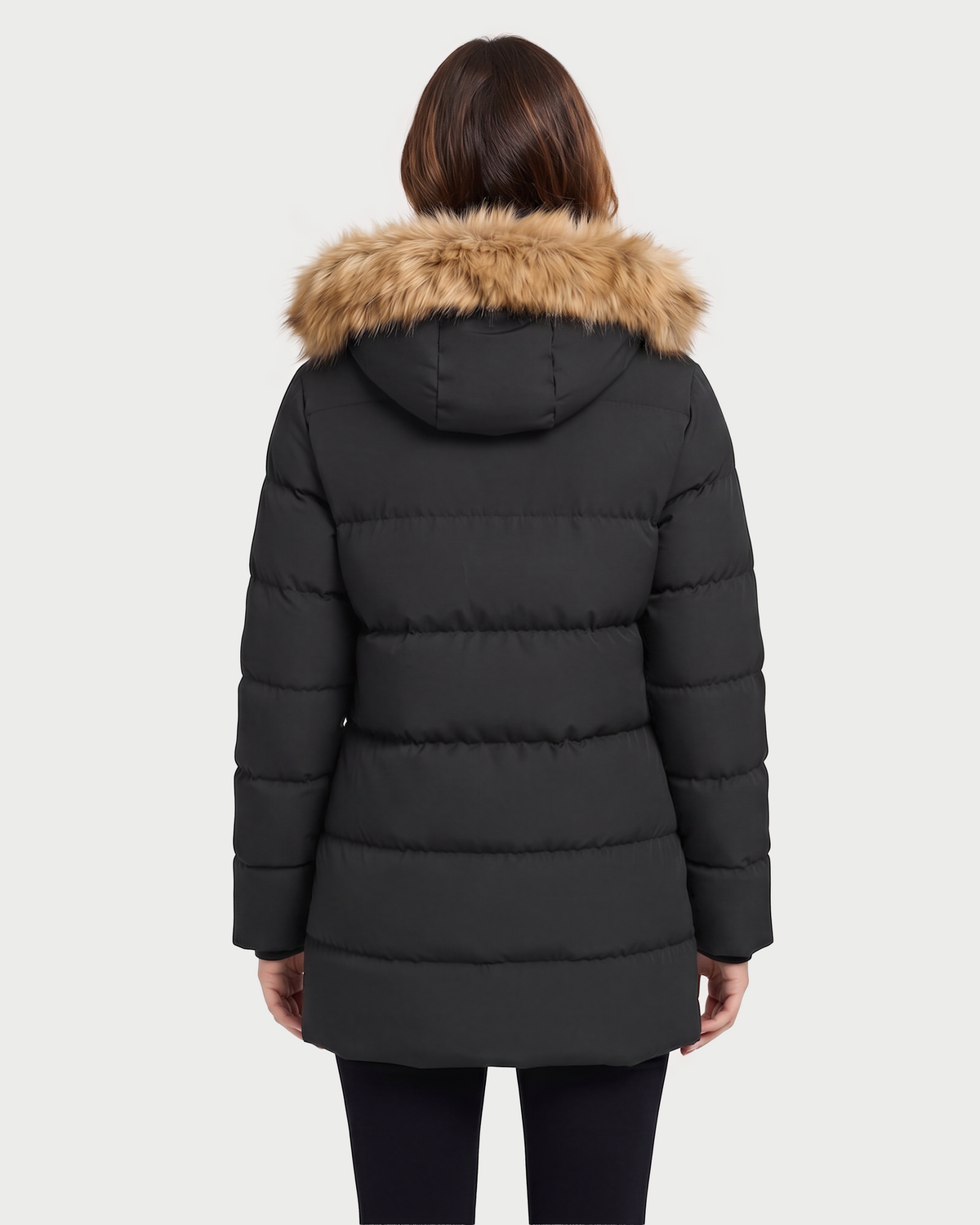 Women's Long Heated Puffer Coat (Regular Fit),GW882411