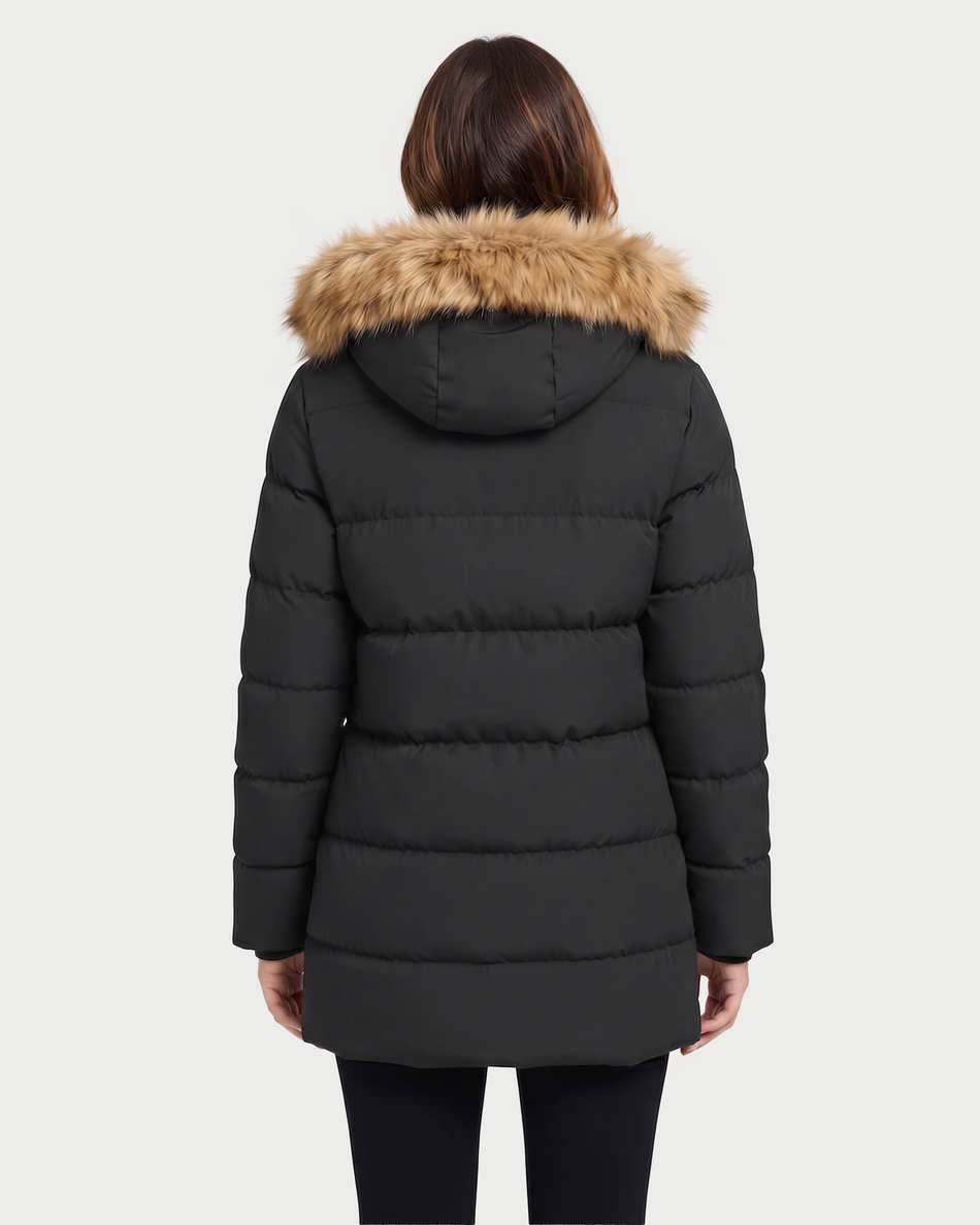 Women's Long Heated Puffer Coat (Regular Fit),GW882411