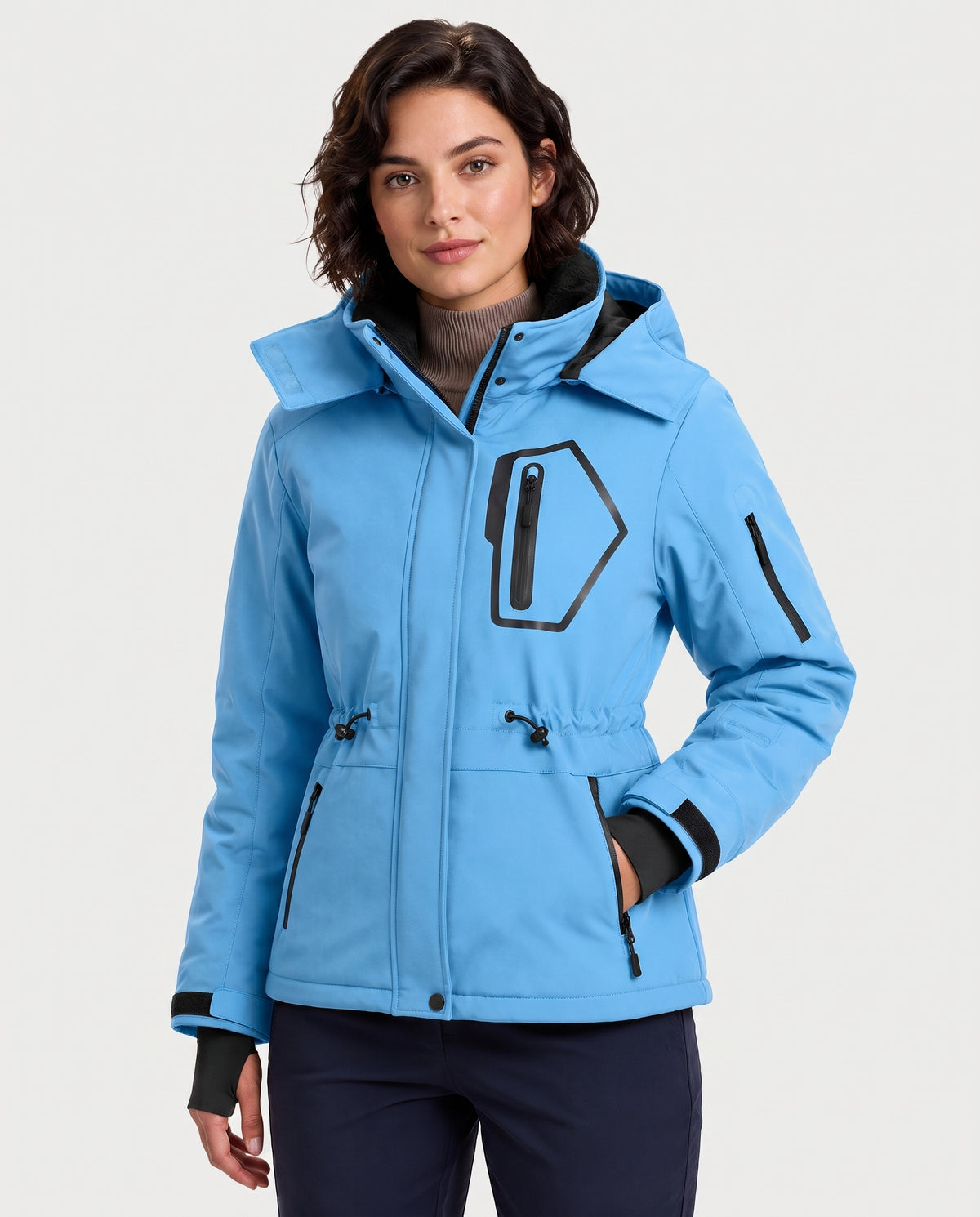 Women's Ski Heated Jacket (Adjustable Waist),W882412