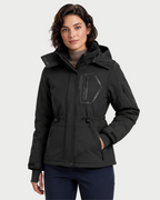 Women's Drawstring Hardshell 6-Zone Graphene Heated Jacket