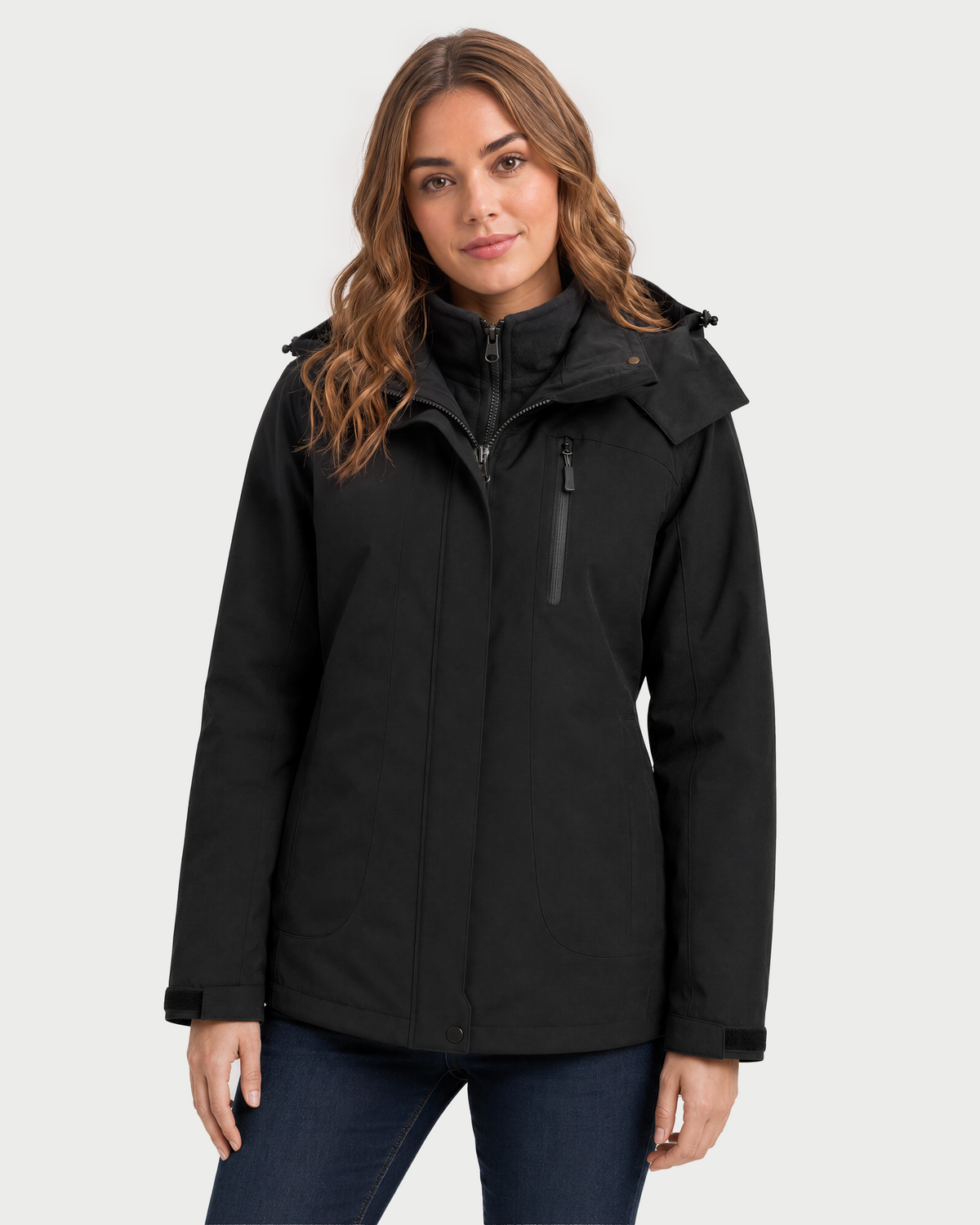 Women's Ski Heated Jacket 3-in-1 Suit,W882417