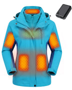 Women's 3-in-1 6-Zone Graphene Heated Jacket