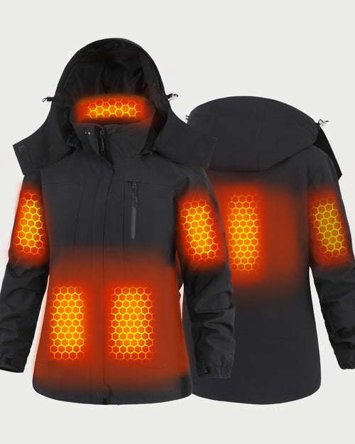 Women's Ski Heated Jacket 3-in-1 Suit,W882417