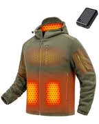 Men's Fleece 6-Zone Graphene Heated Jacket