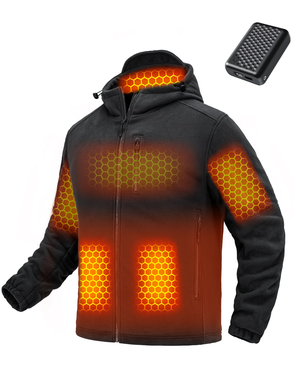 Men's Tactical Heated Jacket (Polar Fleece),M882418