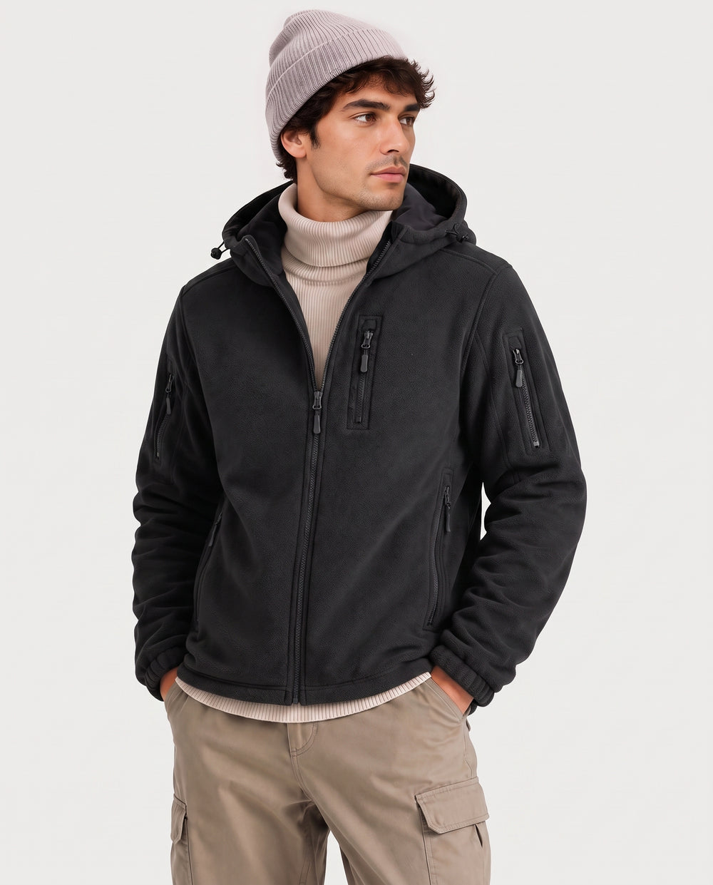 Men's Tactical Heated Jacket (Polar Fleece),M882418