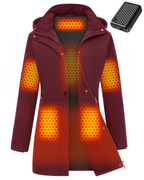 Women's Trench 6-Zone Graphene Heated Coat