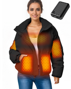 Women's Puffer 6-Zone Graphene Heated Jacket
