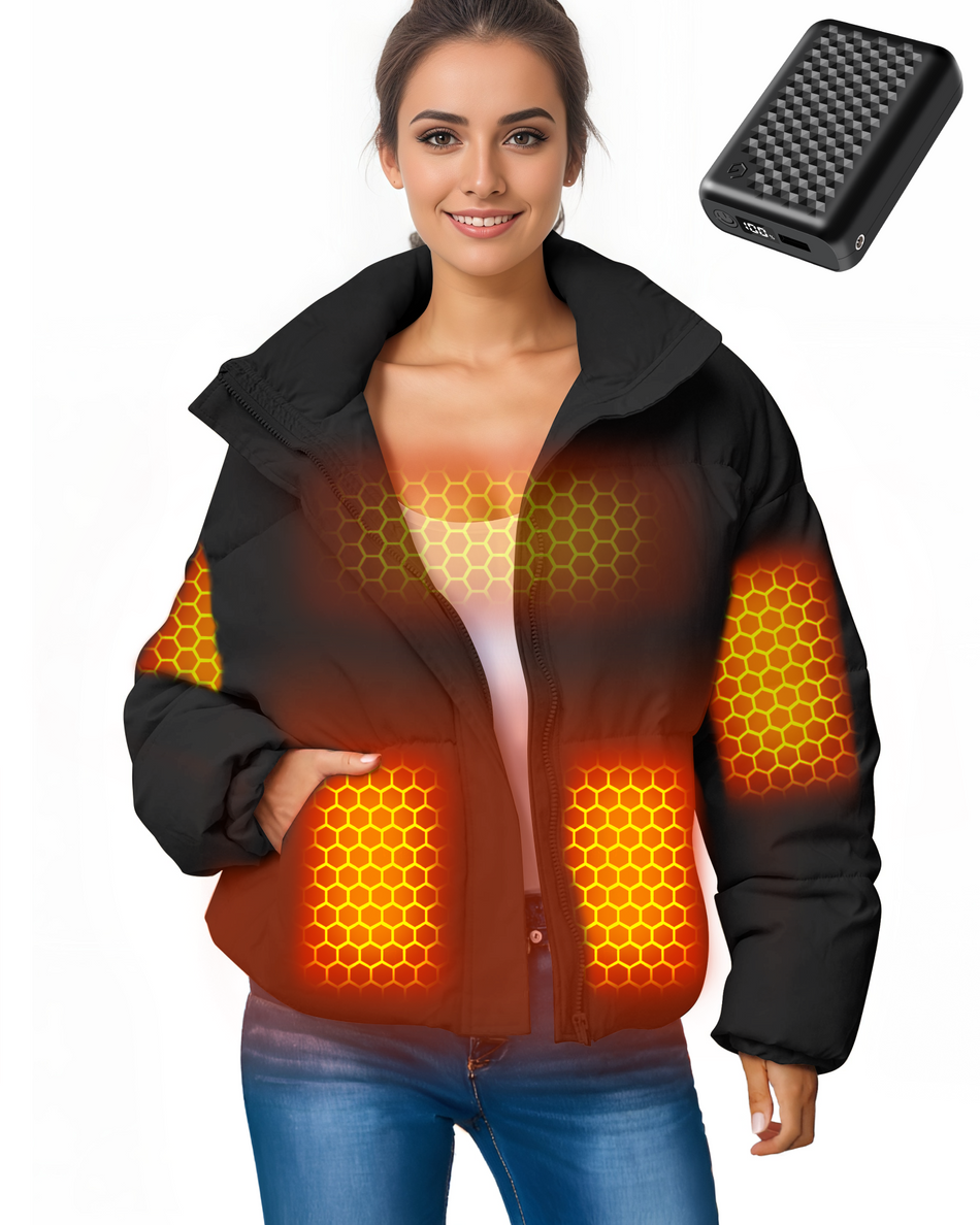 Women's Puffer 6-Zone Graphene Heated Jacket