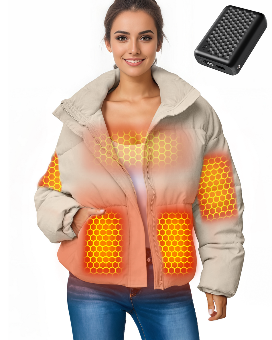 Women's Puffer 6-Zone Graphene Heated Jacket