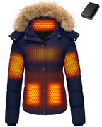 Women's Short Puffer 6-Zone Graphene Heated Jacket