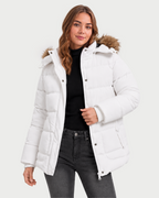 Women's Short Puffer 6-Zone Graphene Heated Jacket