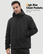 Men's High-Pocket Softshell 6-Zone Graphene Heated Jacket