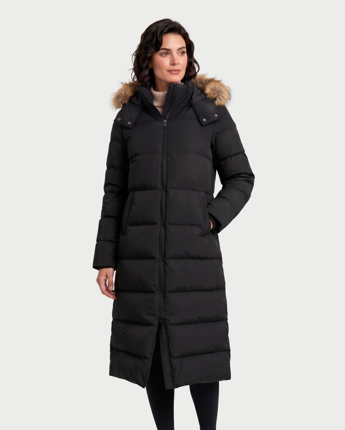 Women's Ultra Long Graphene Heated Jacket,W882516