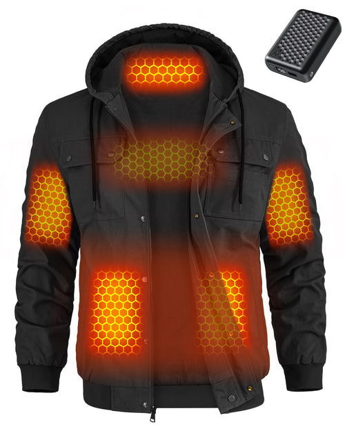 Men's Graphene Heated Workwear Jacket,M882525