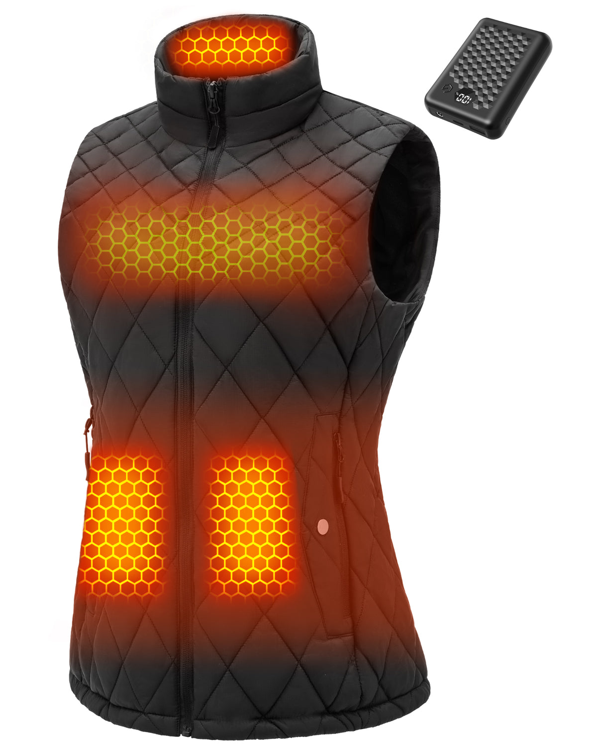 Women's Graphene Heated Vest (Quilted),W882530