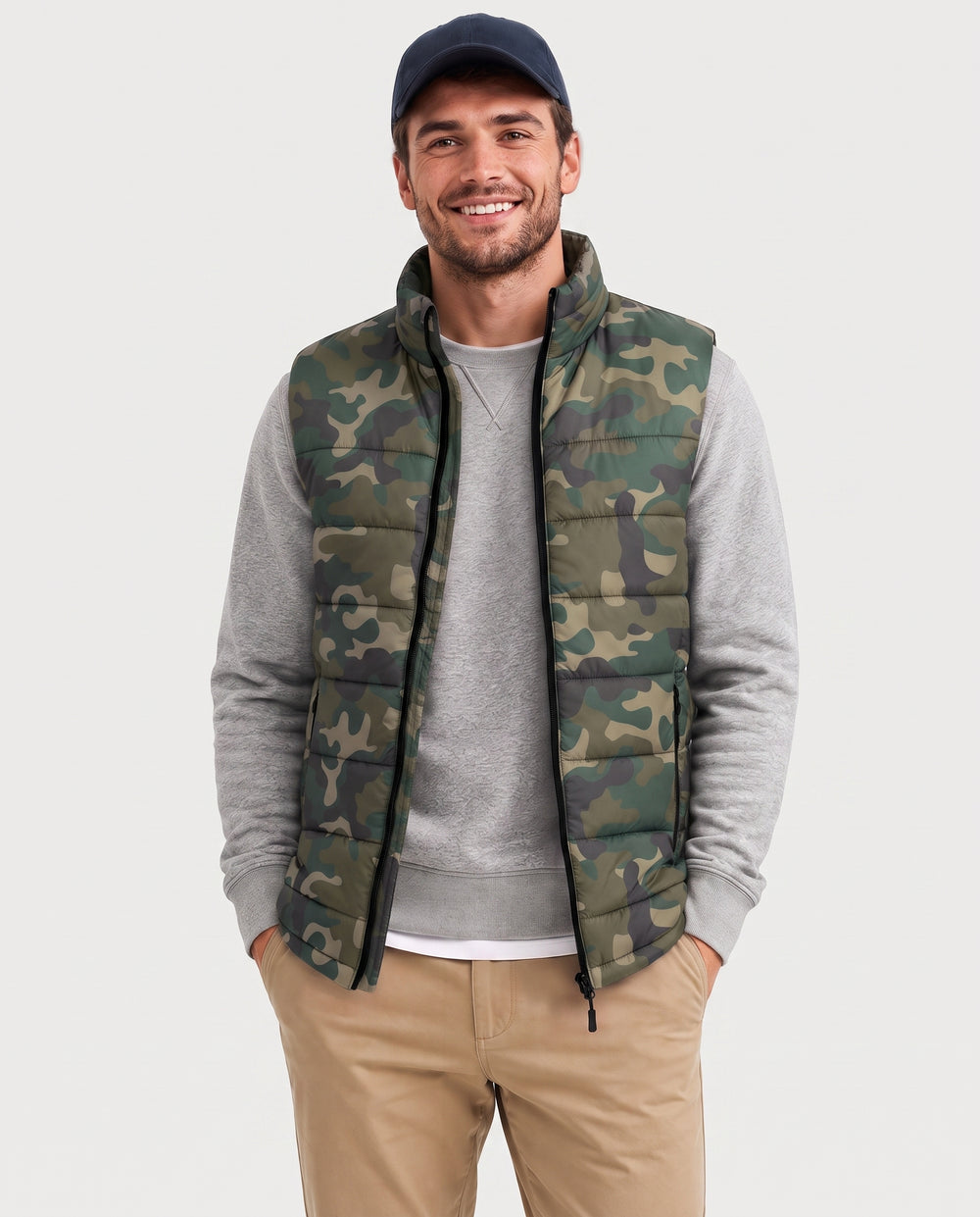 Men's Graphene Heated Vest (Puffer),M882532