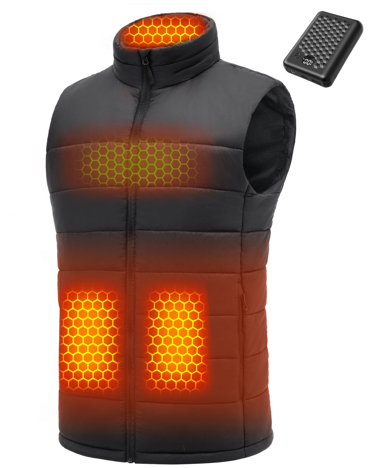 Men's Graphene Heated Vest (Puffer),M882532