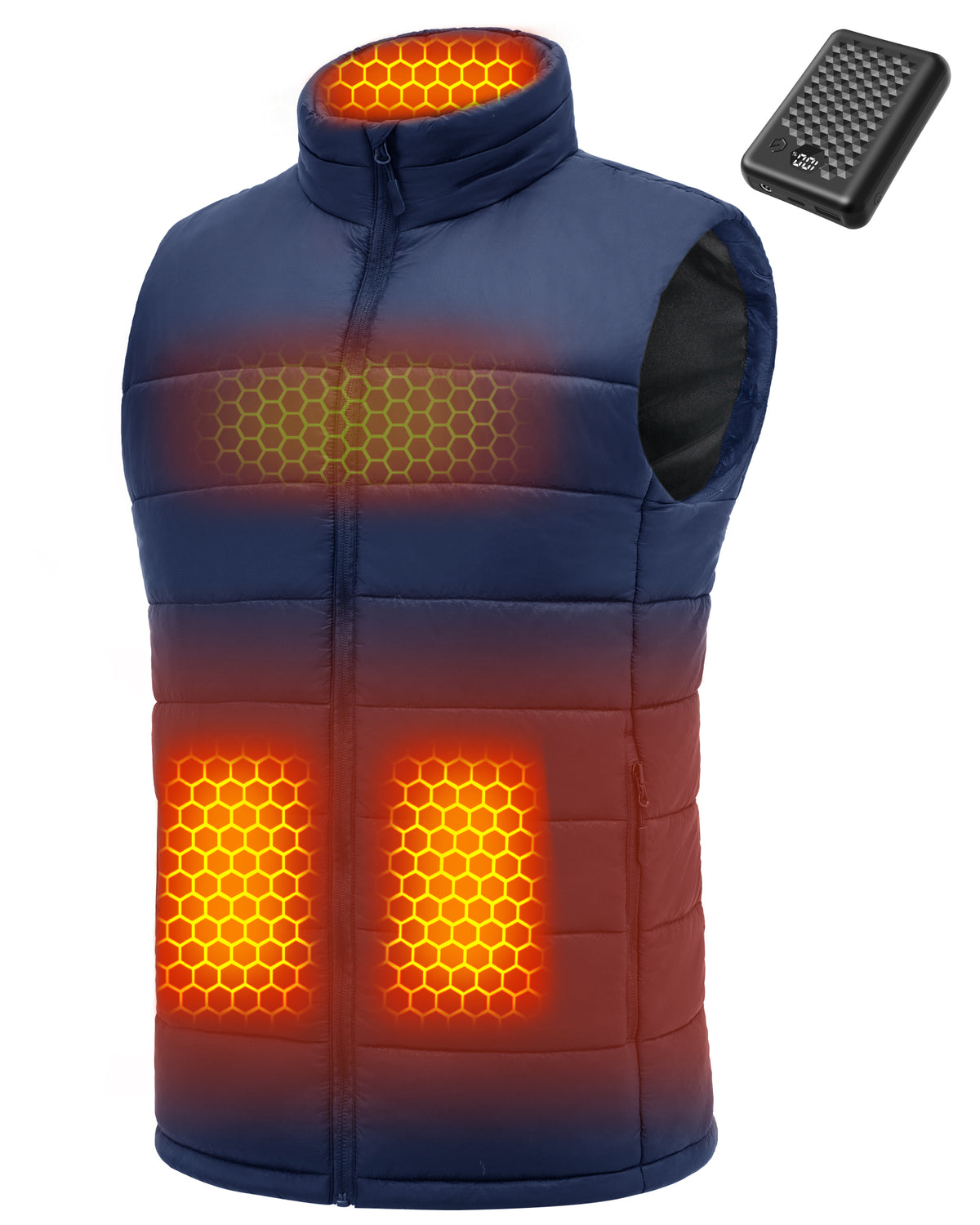 Men's Graphene Heated Vest (Puffer),M882532