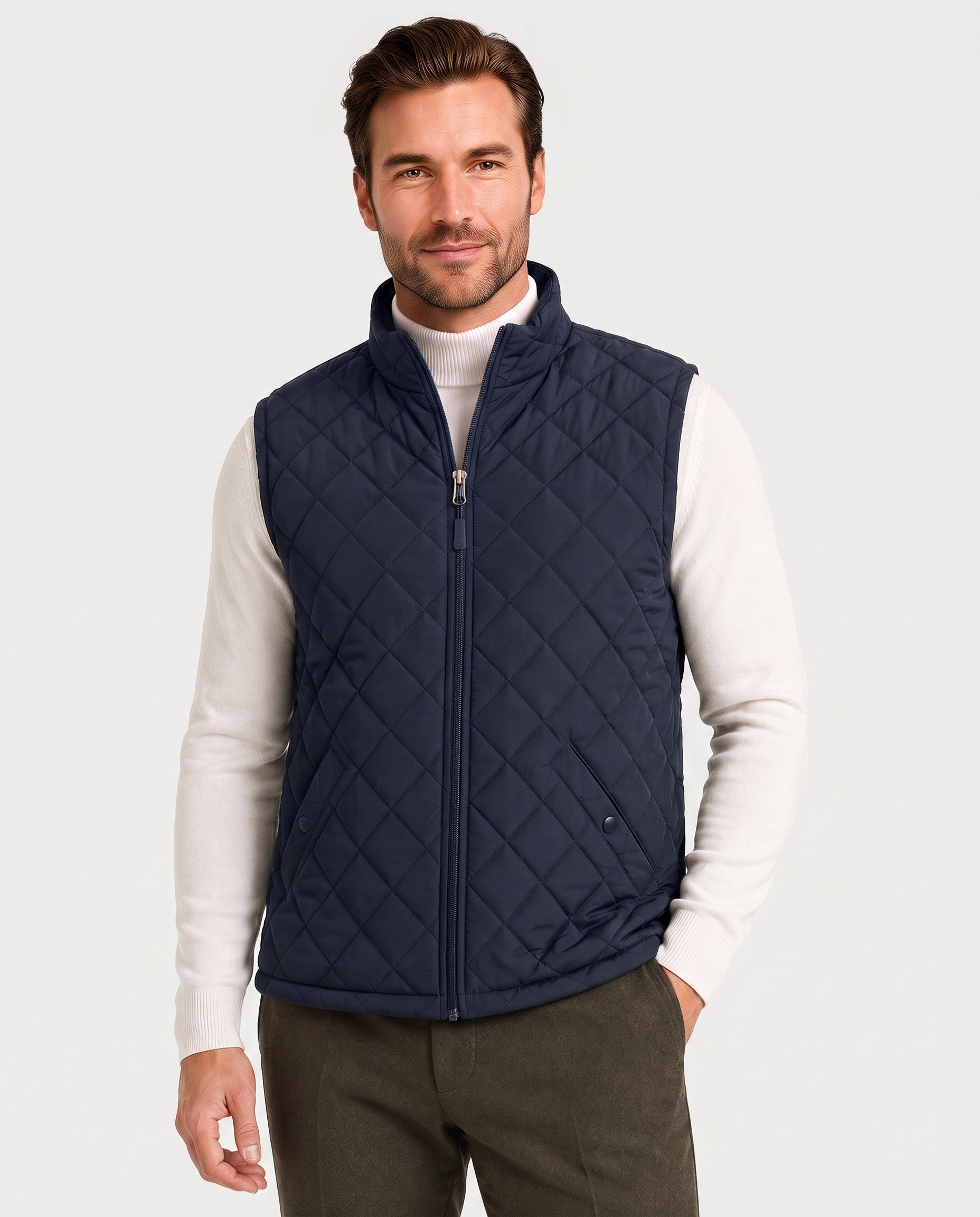 Men's Heated Vest | Thick Fleece Heated Jacket, 4 Zones