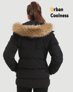 Women's Short Puffer 6-Zone Graphene Heated Jacket