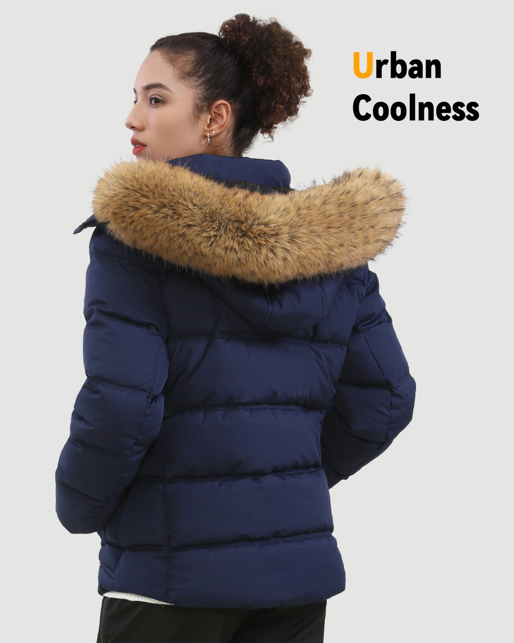 Women's Short Puffer 6-Zone Graphene Heated Jacket