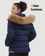 Women's Short Puffer 6-Zone Graphene Heated Jacket