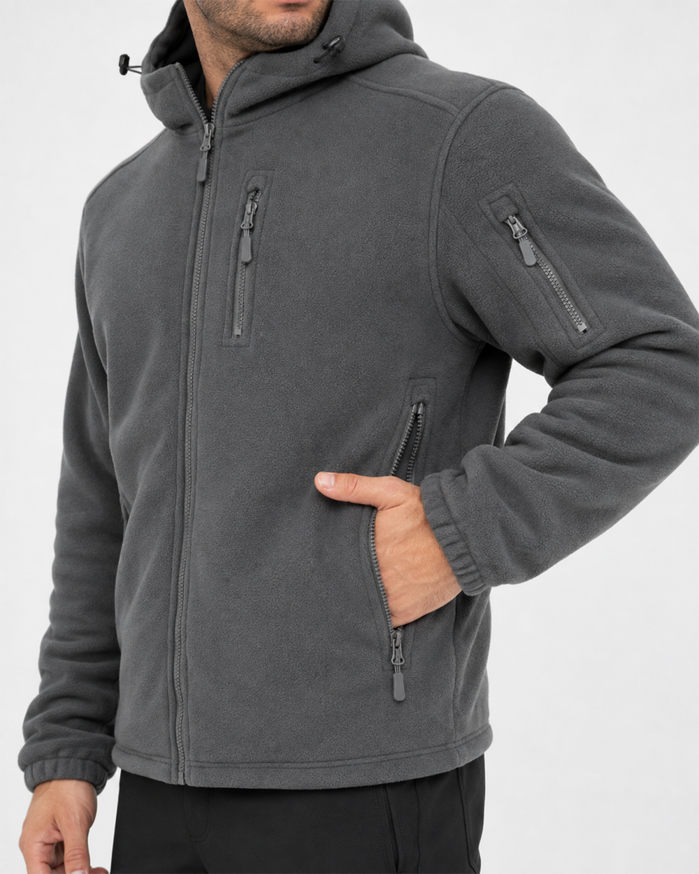 Men's Fleece 6-Zone Graphene Heated Jacket
