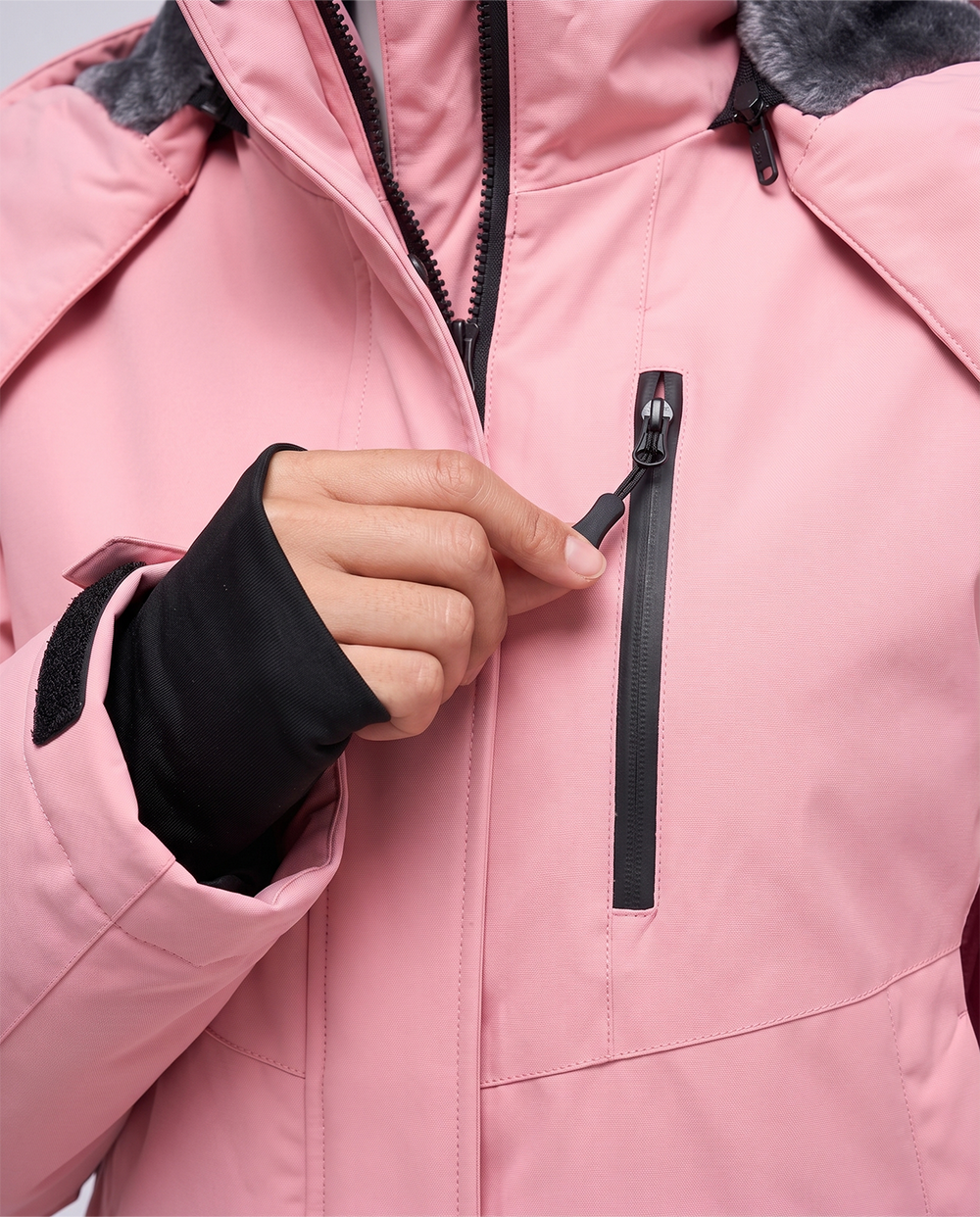 Women's Color-Block Hardshell 6-Zone Graphene Heated Jacket