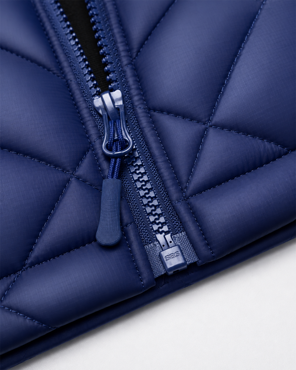 Women's Hooded Quilted 6-Zone Graphene Heated Jacket