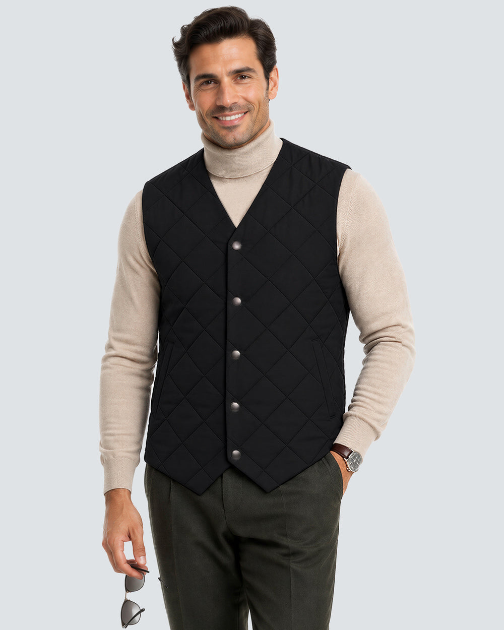 Men's Slim Fit Business 4-Zone Graphene Heated Vest