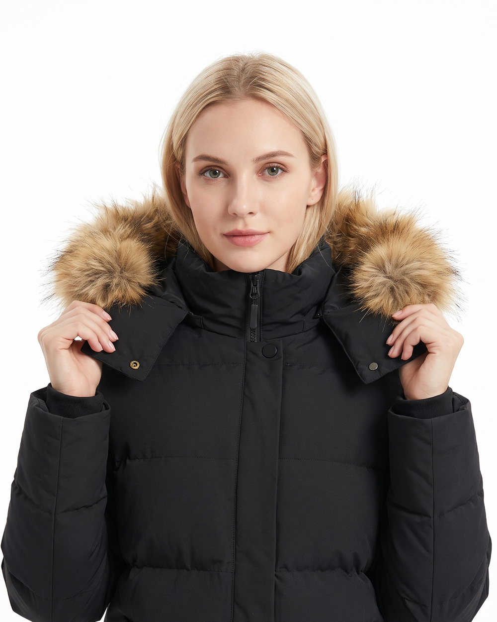 Women's Mid-Length Puffer 6-Zone Graphene Heated Coat