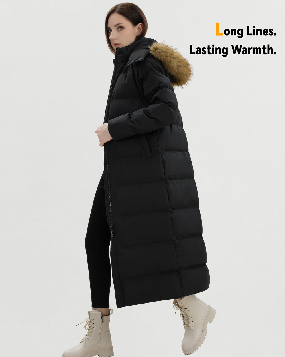 Women's Long Puffer 6-Zone Graphene Heated Coat
