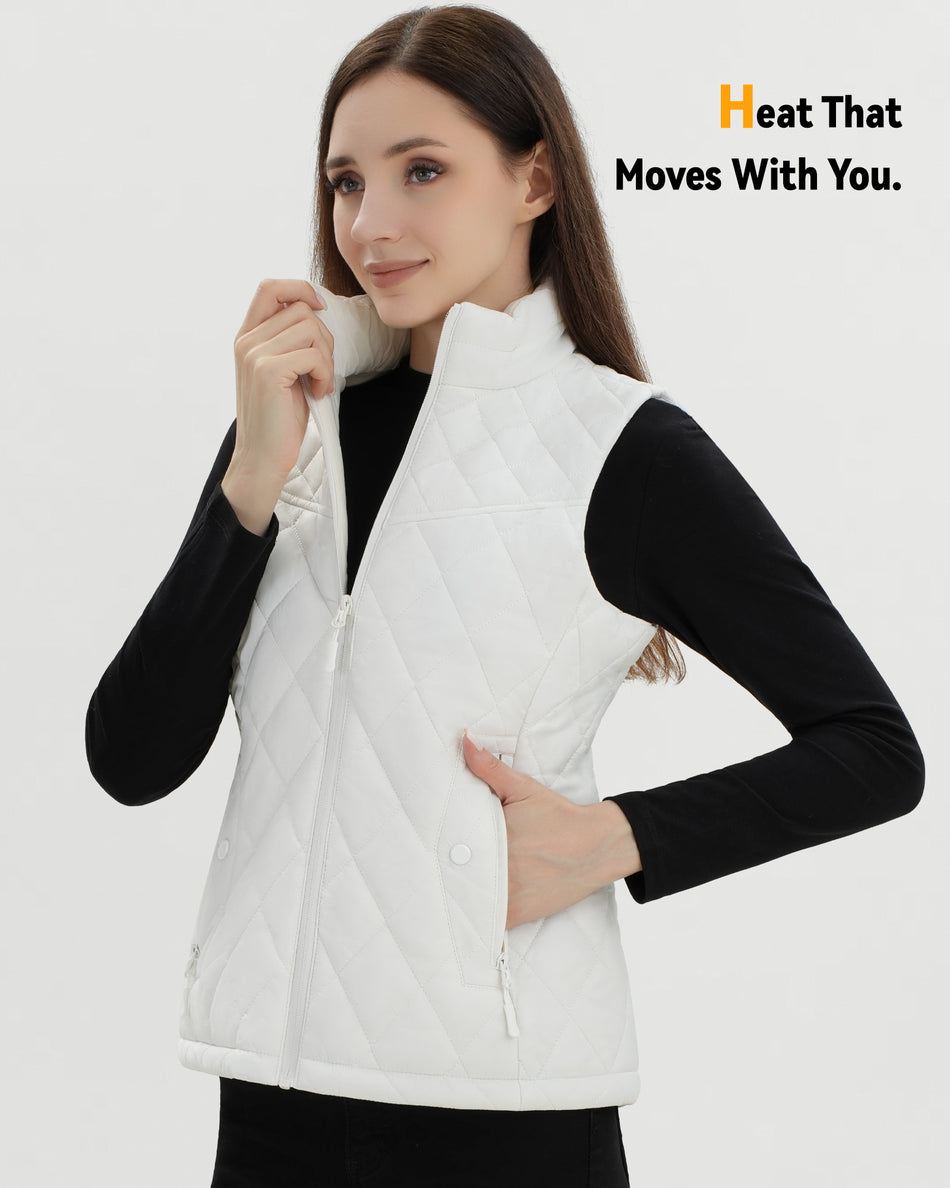 Women's Hooded Heated Vest (Thicken Fleece),W882530