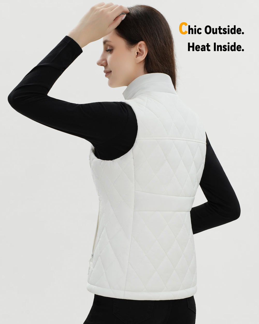 Women's Quilted 4-Zone Graphene Heated Vest