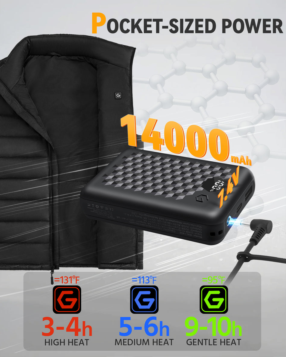 Men's Heated Vest (Thicken Fleece),M882532