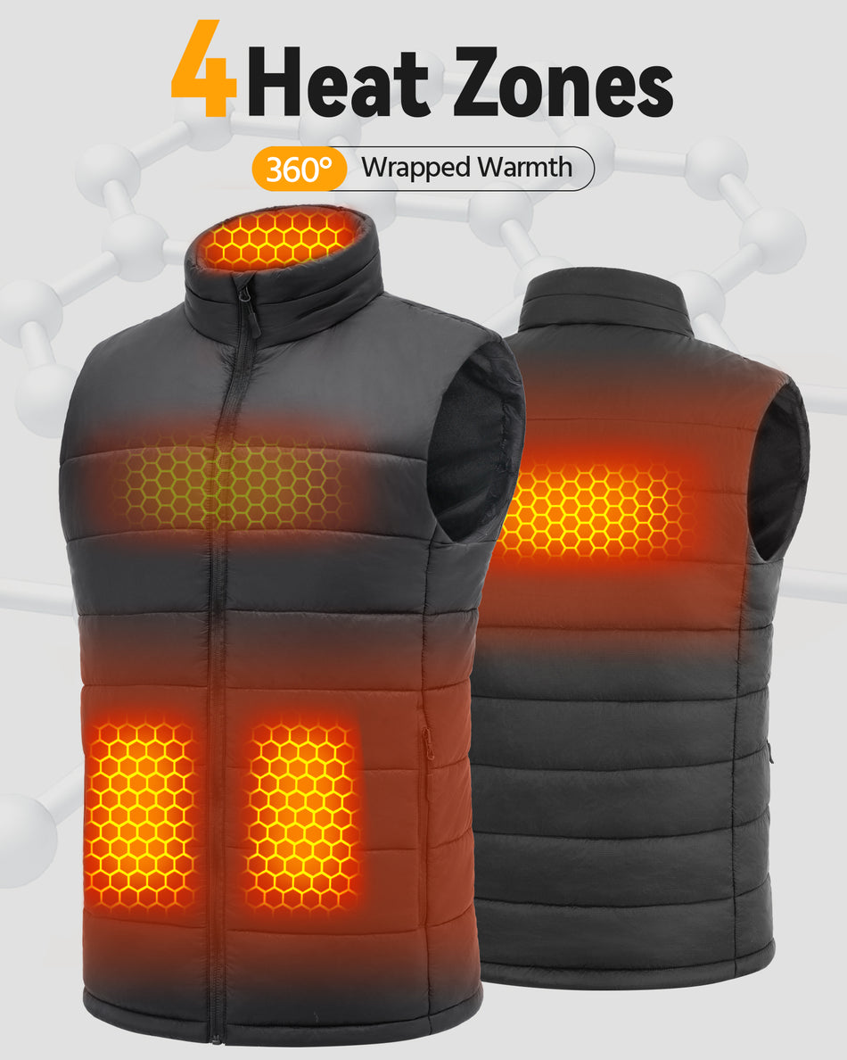 Men's Heated Vest (Thicken Fleece),M882532
