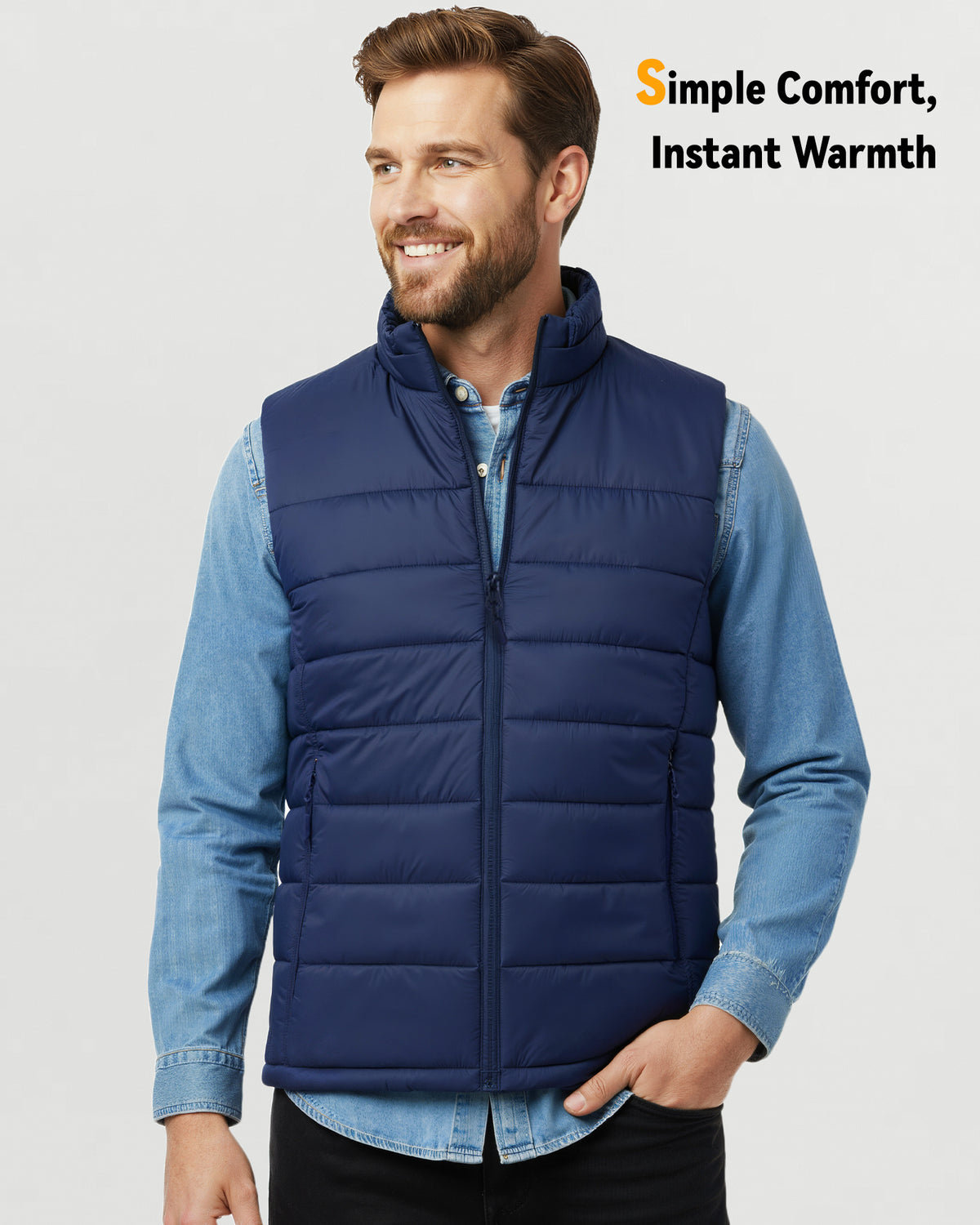 Men's Heated Vest (Thicken Fleece),M882532