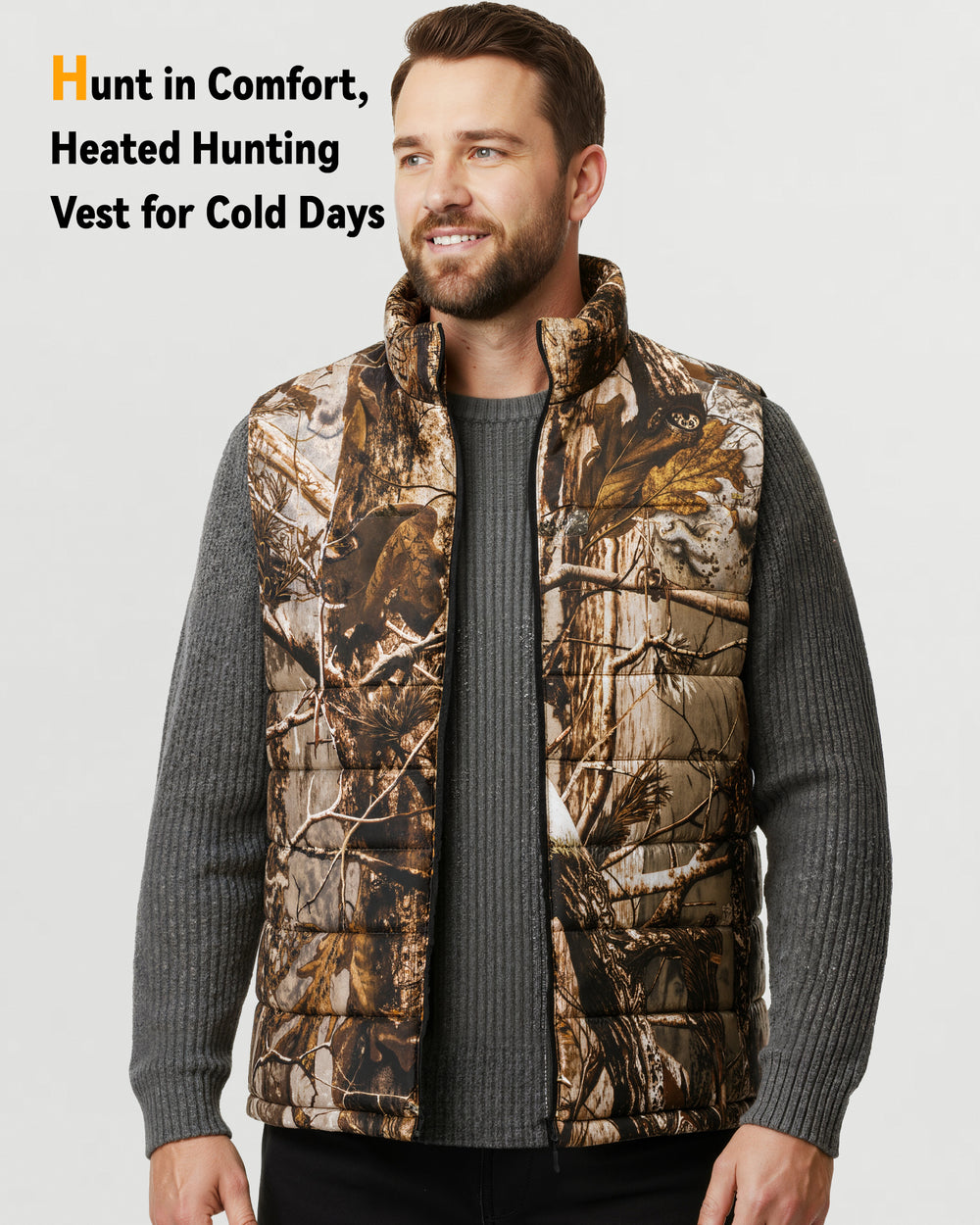 Men's Puffer 4-Zone Graphene Heated Vest