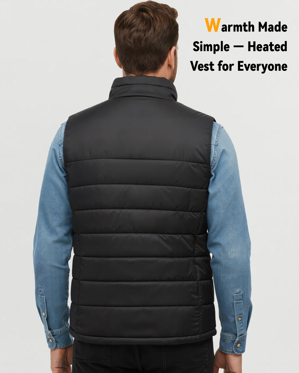 Men's Puffer 4-Zone Graphene Heated Vest