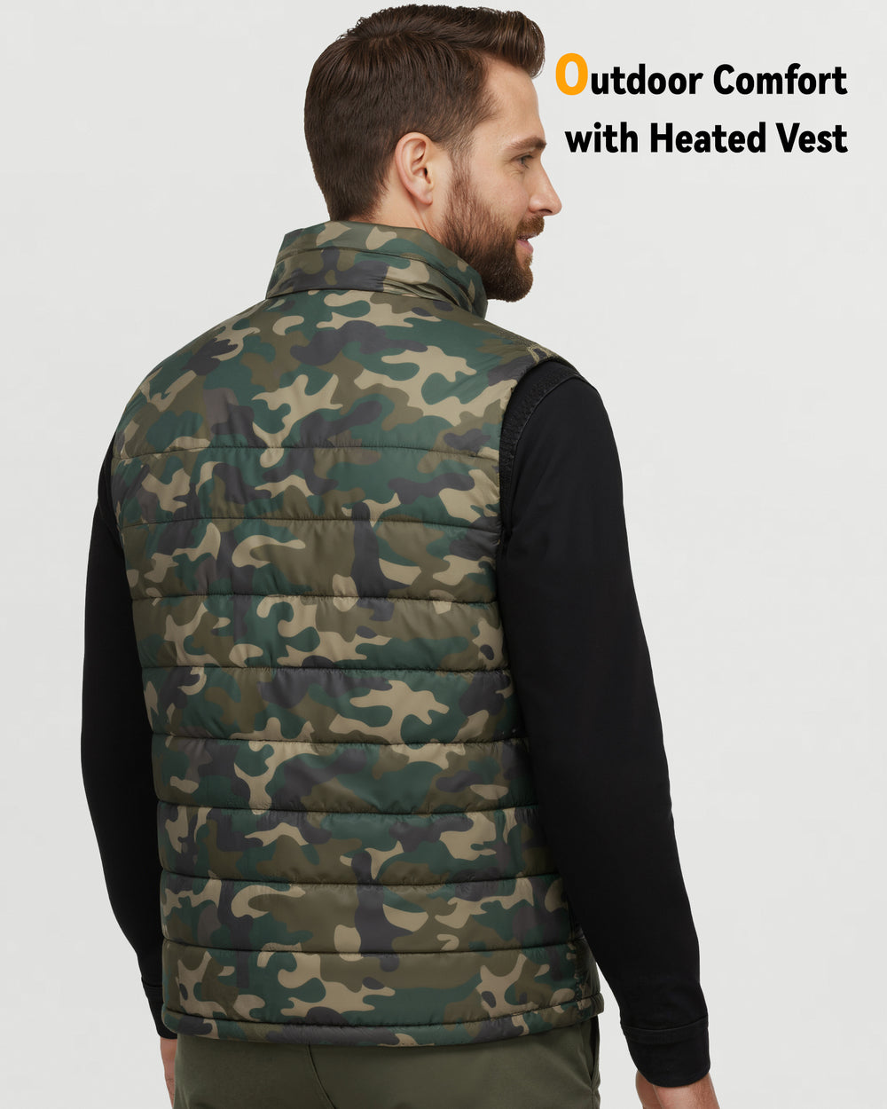 Men's Puffer 4-Zone Graphene Heated Vest