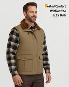 Men's Graphene Heated Utility Vest (Fleece-Lined),M882535