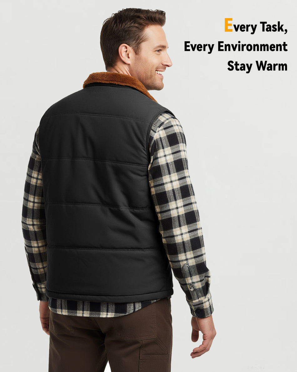 Men's Graphene Heated Utility Vest (Fleece-Lined),M882535