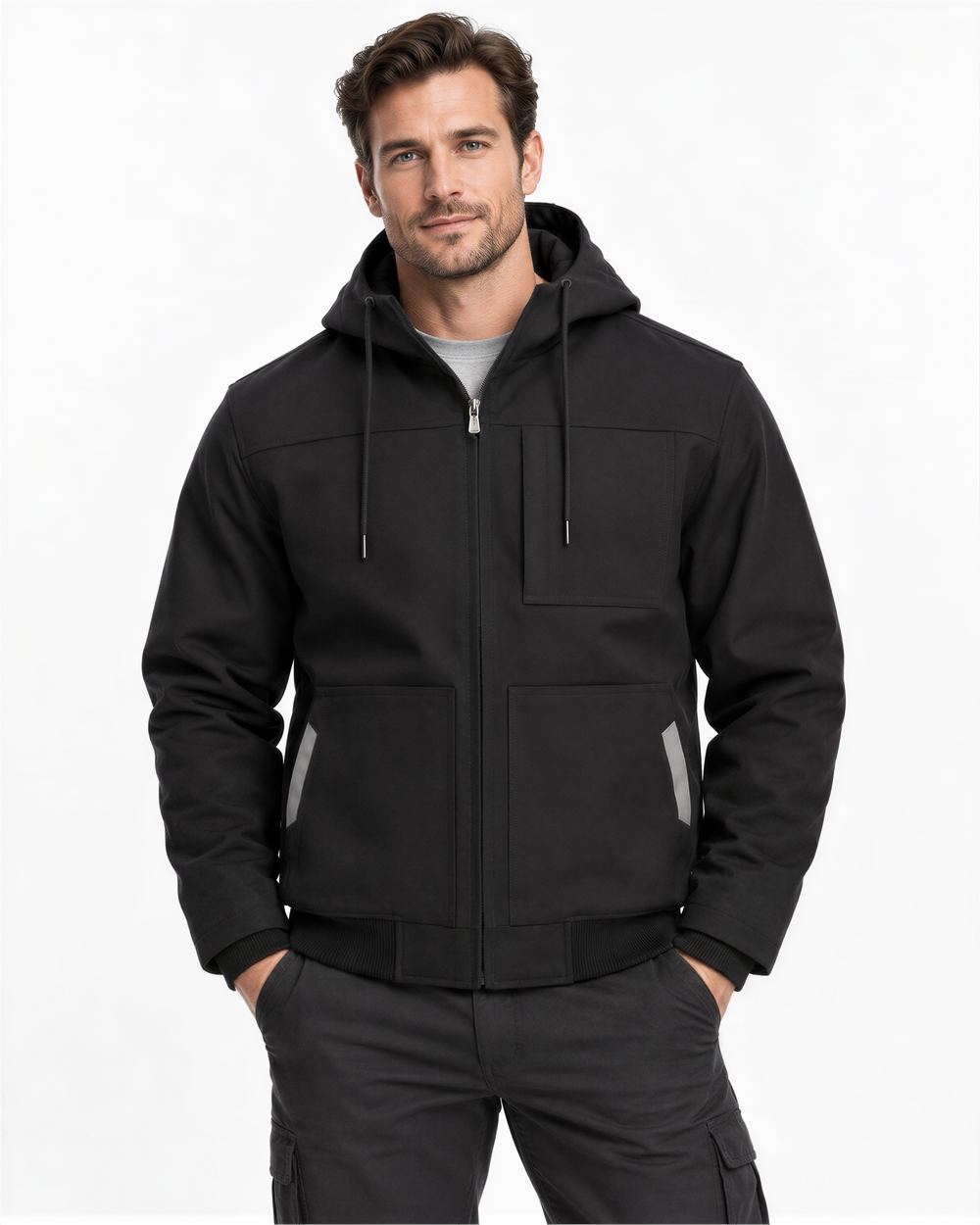 Men's Heavy Duty Oxford 6-Zone Graphene Heated Jacket | M610