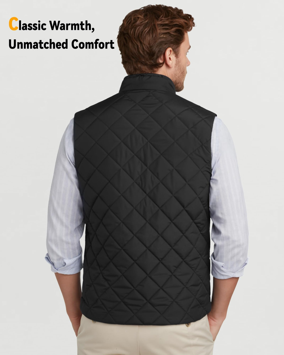 Men's Graphene Heated Vest (Quilted),M882534