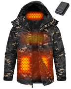 Men's Fur-Lined 6-Zone Graphene Heated Jacket