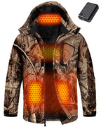 Men's Fur-Lined 6-Zone Graphene Heated Jacket