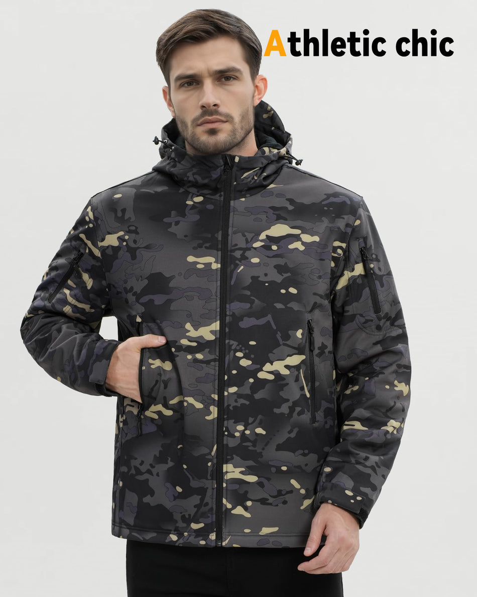 Men's High-Pocket Softshell 6-Zone Graphene Heated Jacket