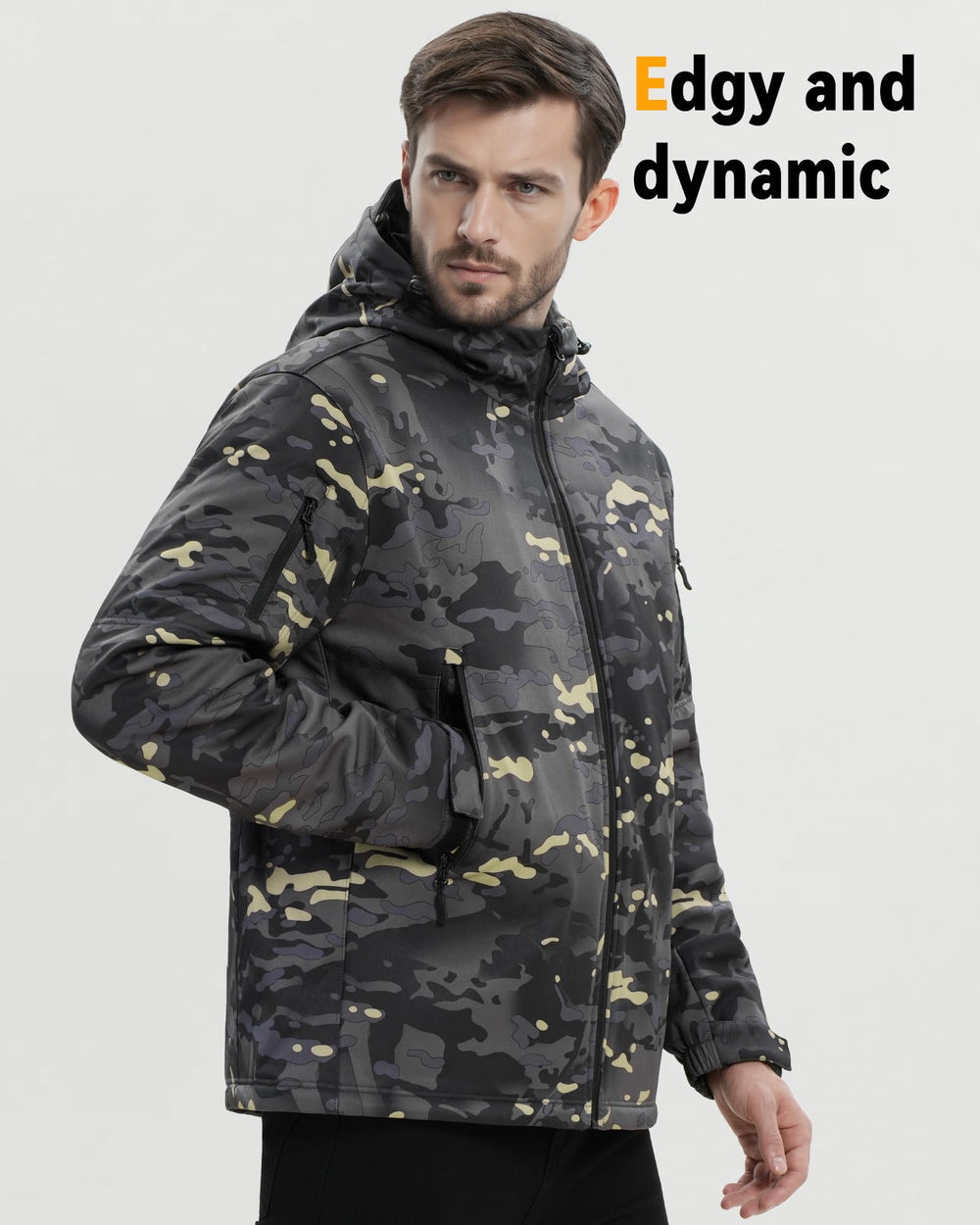 Men's High-Pocket Softshell 6-Zone Graphene Heated Jacket