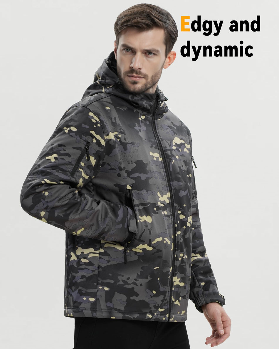 Men's High-Pocket Softshell 6-Zone Graphene Heated Jacket